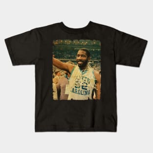 James Worthy - Vintage Design Of Basketball Kids T-Shirt